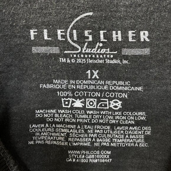 Betty Boop Wild Child Motorcycle Biker Graphic T-Shirt 1X - Picture 5 of 5